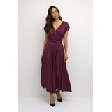 Cream - Avondjurk - Wijnrood - Loretta - Lang/maxi