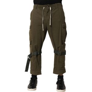 Cargo broek met gespenbanden