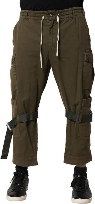 Cargo broek met gespenbanden