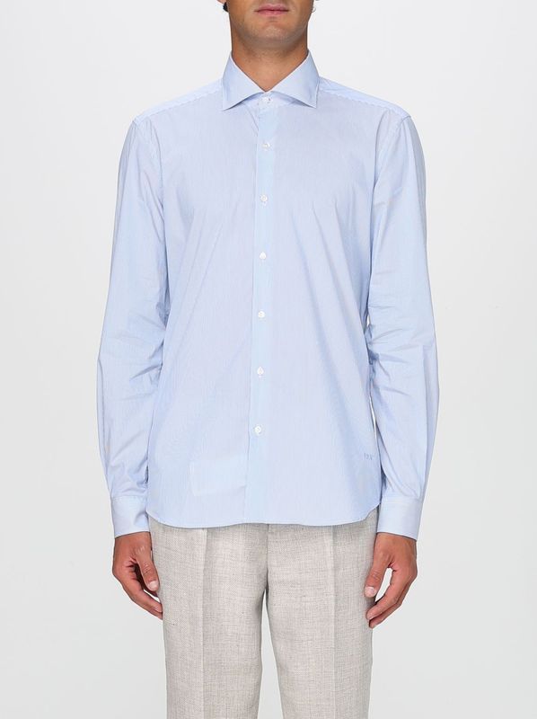 Fay, Heren, Overhemden, Blauw, Maat: 3XL