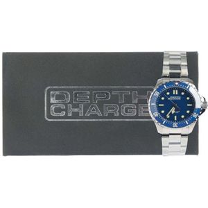 Accessoires Diepte Charge 41mm automatisch horloge in zilverblauw