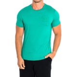 La Martina - TMR011-JS206 - T-shirt - Groen - 100% Katoen