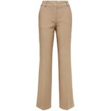 SELECTED FEMME High Waist Flared Broek SLFRITA Camel - Maat XS