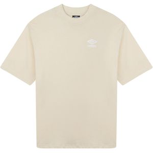 Umbro Dames/Dames Core Oversized T-shirt (Biscotti/Wit)