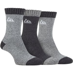 Storm Bloc - Set van 3 paar performance laarzensokken voor dames - Houtskool Grijs