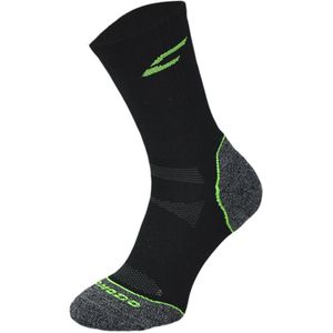 Comodo - Gedempte Hiel & Teen Bamboe Wandelsokken - Zwart Groen