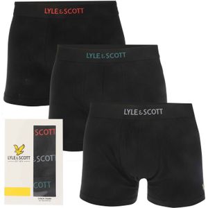 Lyle And Scott - Devon - Boxershorts - Zwart - 3 Pack
