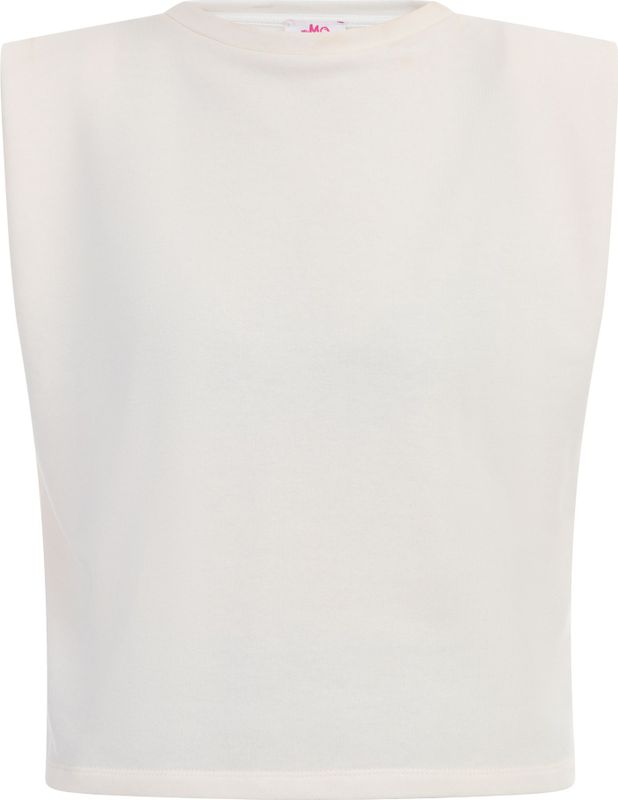 Mymo - Sweatshirt - Wolwit - Dames - Oversized Pasvorm