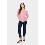 Saint Tropez - Kristel SZ Shirt - Overhemd - Roze - Dames