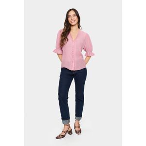 Saint Tropez - Kristel SZ Shirt - Overhemd - Roze - Dames