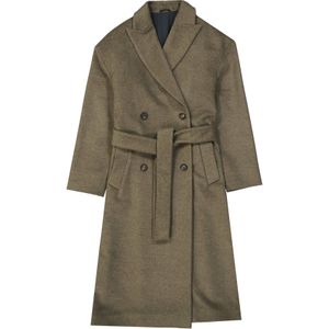 Brunello Cucinelli - Wollen Kasjmier Jas - Groen - Dames - Double-breasted