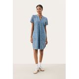 Part Two, Dames, Jurken, Blauw, Maat: S Denim,