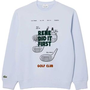 Lacoste Unisex Adult Motif Pique Relaxed Fit Sweatshirt (Blauw)