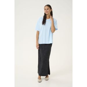 Kaffe - Boxy Tee Nantucket Breeze Top - Blauw - Dames