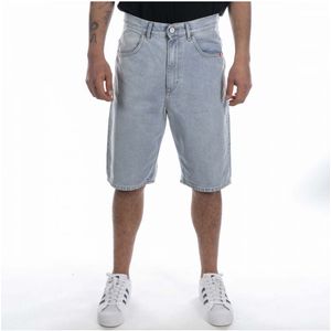 Shorts Amish Bermuda Tommy Marble Lichtblauw - Maat 31 (Taille)
