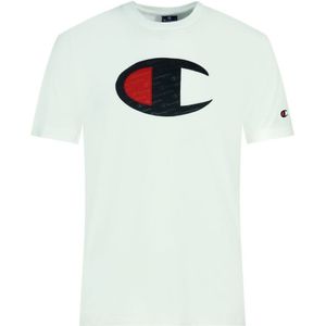 Champion groot C-logo wit T-shirt