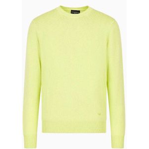 Armani Exchange Heren Sweatshirt met ronde hals (Kalk)