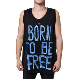 Dolce & Gabbana - Born To Be Free - T-shirt - Zwart