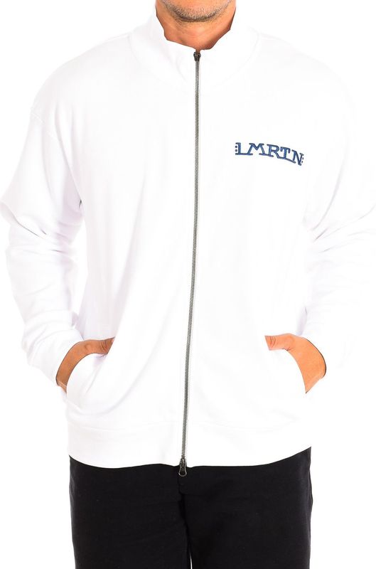 La Martina - TMF601-FP533 - Hoodie - Wit - Met Rits