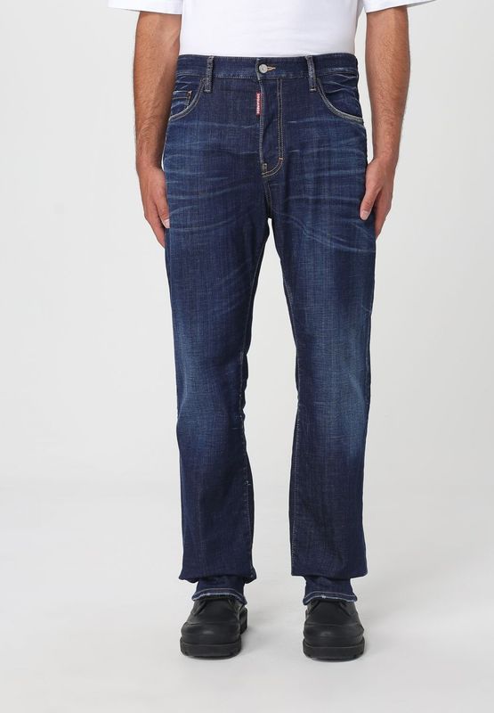 Dsquared2, Heren, Jeans, Blauw, Maat: 2XL Denim,