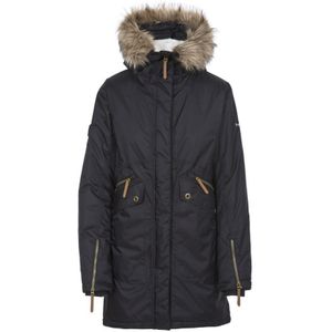 Trespass - Dames Eeuwig Waterdichte Parka-jas (Zwart) - Maat XS