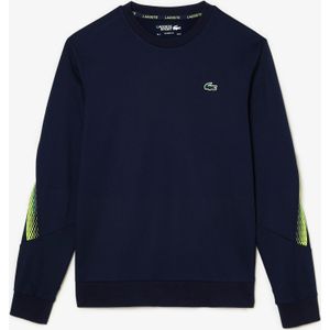 Heren Lacoste Tennis Classic Fit Logo Stripe Sweatshirt in Blauw