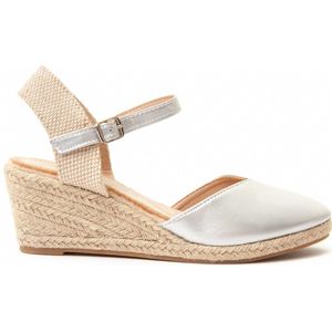 Montevita - Spartila17 - Wedgesandalen - Zilver - Espadrilles