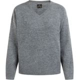 DreiMaster Klassik - Gebreide Trui - Grijs - Zachte Garenmix