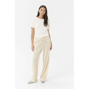 Kaffe - Wide Trousers - Beige - Broeken