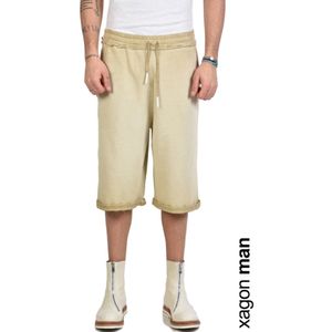 Xagon Man - Korte Broeken - Beige - Heren - Katoen