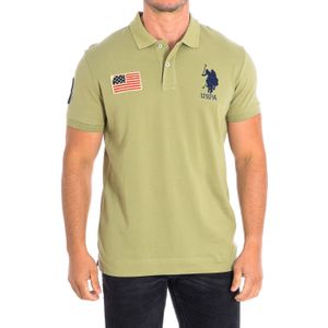 US Polo Assn. - Polo - Khaki - Katoen - Korte Mouwen