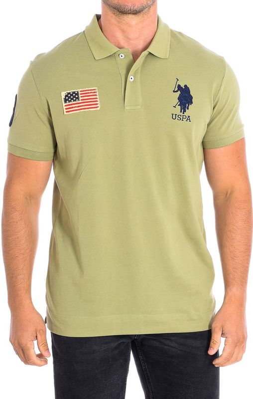 US Polo Assn. - Polo - Khaki - Katoen - Korte Mouwen
