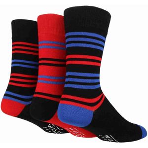 3-pack Heren Kleurvolle Moderne Patroon Bamboe Dressokken