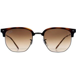 Ray-Ban Zonnebril Vierkant Unisex Havana Bruin Gradiënt RB4416 New Clubmaster | Sunglasses