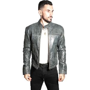 Klassiek - Leren Bikerjack - Lichtbruin - Austin