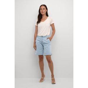 CULTURE - Milky - Damesshort - Melkwit