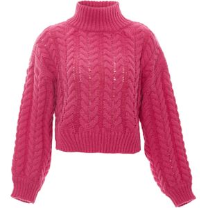 Mymo - Jumper - Fuchsia - Gebreide Trui