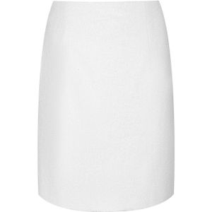 Ecru - A-lijnrok - Wollen Vachtstof