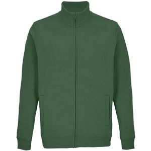SOLS Unisex Cooper Sweat Jacket met volledige rits voor volwassenen (Fles groen)