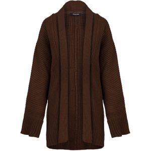 Gebreide Truien - Heuplengte Open Front Batwing Vest