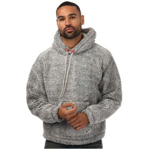 Diesel S-Ummereddy fleece hoodie voor heren, grijs
