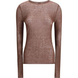 Doorzichtig Langarm T-shirt