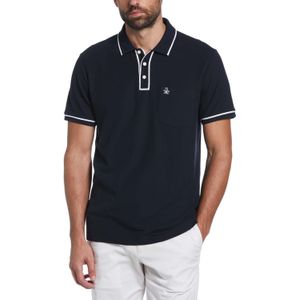 Herenpolo Original Penguin Earl Organic Cotton Pique in Navy