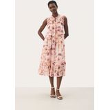 Part Two - RiyanaPW - Jurk - Beige / Crème / Bruin / Pink