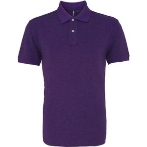 Asquith & Fox Heren Poloshirt Met Korte Mouwen (Paarse Heide) - Maat XL