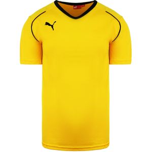 Puma - V5.08 - Korte Mouw Shirt - Geel - Heren Voetbal Top