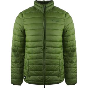 Aquascutum Heren Logo Gevoerde Jasje (Legergroen)