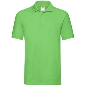 Fruit of the Loom Heren Premium Piqué Poloshirt (Kalk)