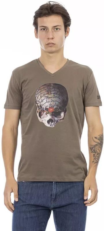 Skull Graphic V-hals T-shirt