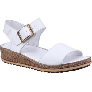 Hush Puppies Dames/dames Ellie leren sandalen (Wit)